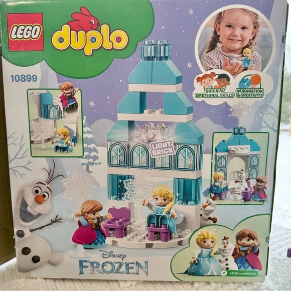 LEGO DUPLO Disney Princess Frozen Ice Castle 10899 Building Toy with Light Brick - Picture 10 of 10